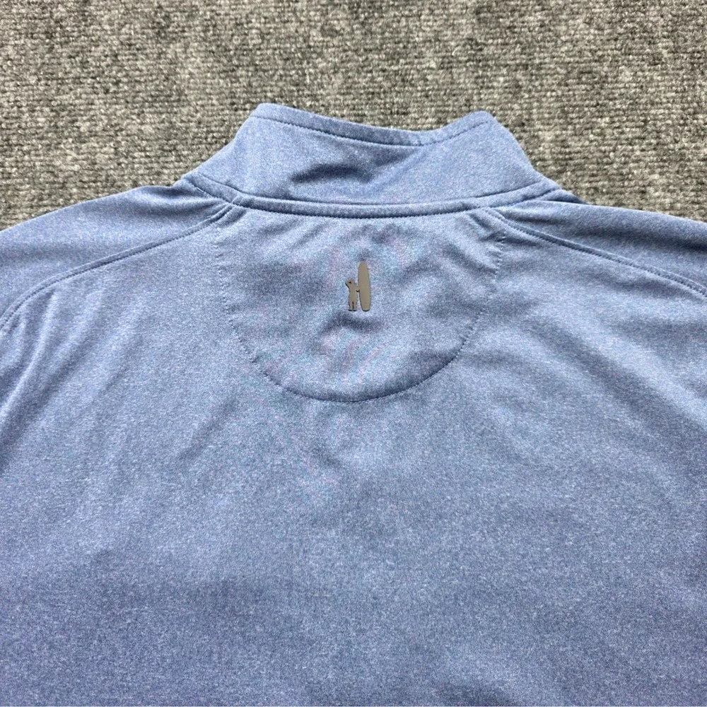Johnnie-O Men's Large Blue‎ Quarter Zip Pullover Isuzu Performance Golf Shirt